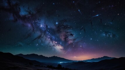 Fototapeta premium Celestial Mountains