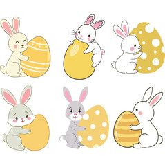 easter bunny set