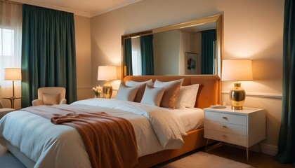 Photo interior modern design room 3d illustration