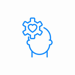 emotional settings icon sign vector