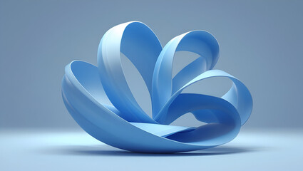 abstract blue sphere