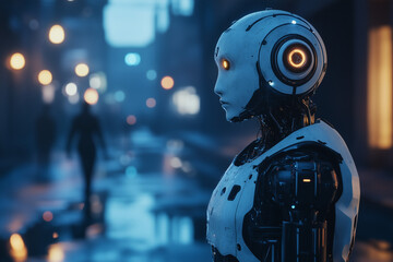 lost robot in the city