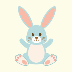 easter bunny with egg