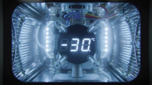 Monitoring temperature of equipment at minus eighty degrees Celsius