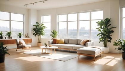 Photo interior modern design room 3d illustration