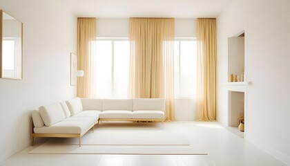 Photo interior modern design room 3d illustration