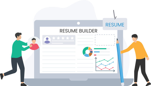 Resume Building Process Resume Builder Images – Browse 421 Stock Photos, Vectors, and Video ...