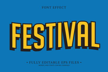 Editable 90s Retro Vector Font &ndash; Funky Text Effect