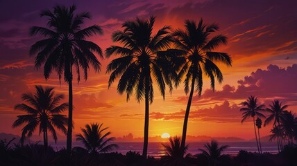 Tropical Sunset Paradise