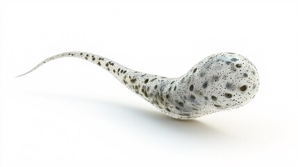 Fototapeta premium Detailed Visualization of Trypanosoma with Undulating Membrane Highlighted