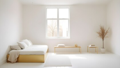 Photo interior modern design room 3d illustration