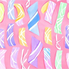 cute ribbon pattern background