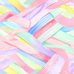 cute ribbon pattern background