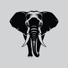 Traditional Elephant Silhouette Art