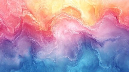 Obraz premium Vibrant Abstract Painting Featuring a Kaleidoscope of Colorful Hues Stirring Emotions and Imagination