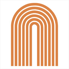 Abstract Minimalist Boho Illustration for Modern Home Wall Art Prints

