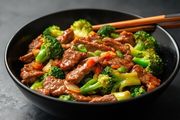 Wok-Fried Beef with Broccoli