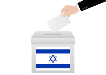 Election in the Israel. Election Concept. Vector Illustration.
