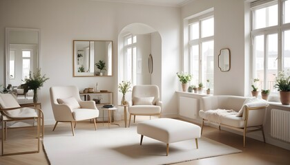 Photo interior modern design room 3d illustration