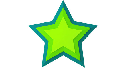 Isolated Multi Layered Star