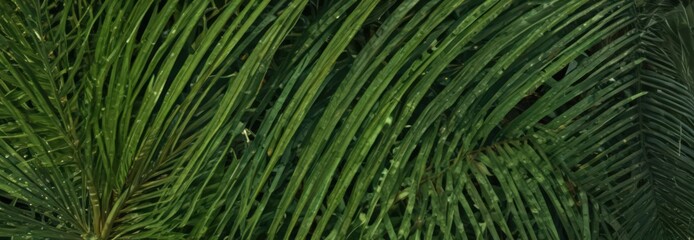 Fototapeta premium Intricate veins, vibrant green palm frond texture , texture, palm frond texture