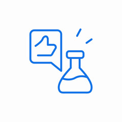 lab approval success icon sign vector