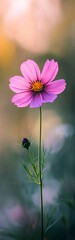 Stunning 4K Cosmos Flower Bookmarks Featuring Vibrant Colors and Design