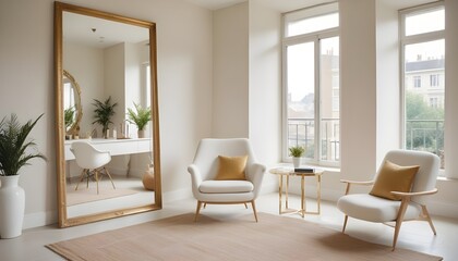 Photo interior modern design room 3d illustration