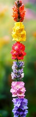 Beautifully Designed Snapdragon Flower Bookmarks for a Touch of Nature