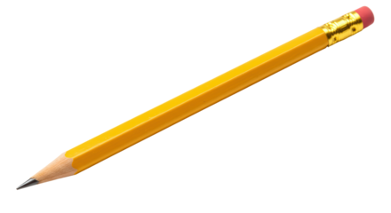 Isolated Yellow Pencil