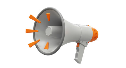 Naklejka premium Isolated Loudspeaker megaphone