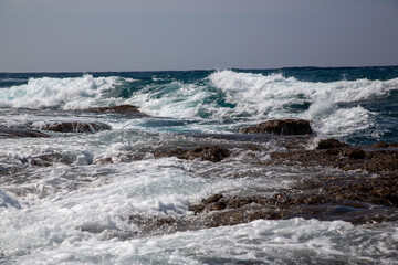 奄美大島の自然、海、リーフ、波
