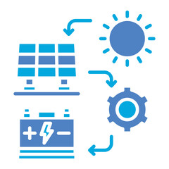Electricity process Icon