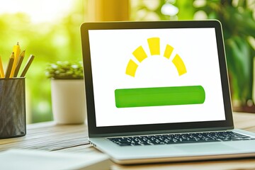 Laptop Screen Loading Indicator