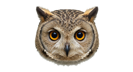 Isolated Owl Head