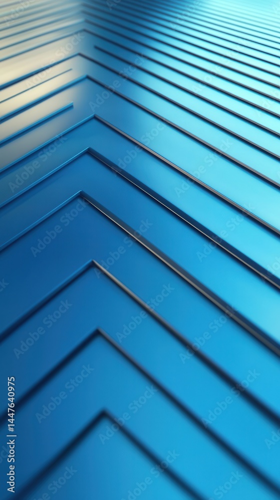 Aufkleber geometric blue pattern creating modern abstract design with an effect, ideal for backgrounds and gra