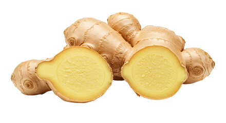 Isolated Ginger Root
