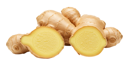 Isolated Ginger Root