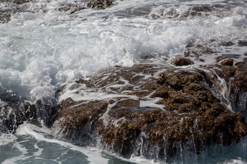 奄美大島の自然、海、リーフ、波