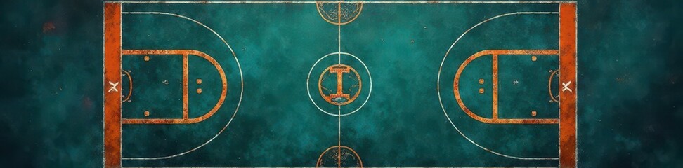 Chalkboard basketball play diagram, X's and O's strategy session, offense, sport, playbook