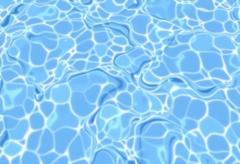 Fototapeta premium Abstract seamless vector illustration of rippling pool water, horizontally and vertically repeatable, repeating, ripple