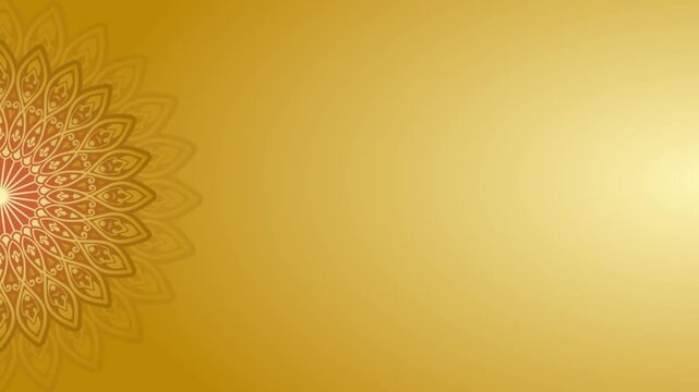 simple background animation with mandala