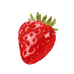 strawberry isolated on white