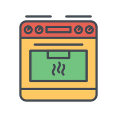 Naklejka premium Stove Icon Design