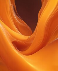 Fluid orange gradient, swirling abstract forms create a vibrant, energetic backdrop ,  gradient,  abstract background,  color