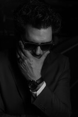 portrait of a handsome young man