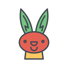 Easter Bunny Icon Design