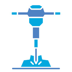 Fototapeta premium Jackhammer Icon