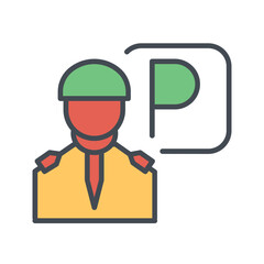 Valet Parking Icon Design