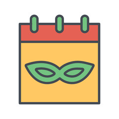 Mardi Gras Icon Design